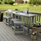 Highwood Usa Lehigh 6pc Counter Height Outdoor Patio Furniture Balcony Set AD-KITBALC101-CGE - alternate 2